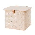 Lastu birch basket with lid, M