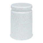 Hem Last stool, white - pink splatter