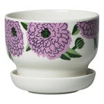 Oiva - Primavera plant pot, 13,5 cm, white - lilac - green Oiva - Primavera plant pot, 13,5 cm, white - lilac - green