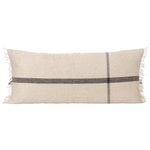 Decorative cushions, Calm cushion, 40 x 90 cm, camel - black, Beige