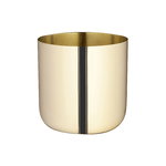 Skultuna Nurture planter, small, brass