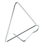 Bookends, Wire bookend, triangle, chrome, White