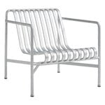 HAY Palissade lounge chair, low, hot galvanised