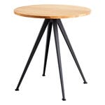 HAY Pyramid Café pöytä 21, 70 cm, musta - lakattu tammi