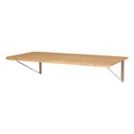 Carl Hansen & Søn AB019 työpöytä, 120 x 60 cm, öljytty tammi - ruostumaton teräs