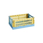Storage containers, Colour Crate Mix, S, recycled plastic, dusty yellow, Yellow