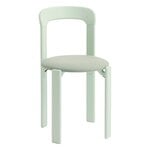 Dining chairs, Rey chair, lacquered beech, soft mint - light green Relate 921, Green