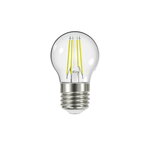 Light bulbs, LED Oiva decor bulb, 3,8W E27 3000K 470lm, clear, Transparent