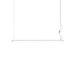Pendant lamps, Alphabet of Light Linear suspension lamp, 120 cm, white, White