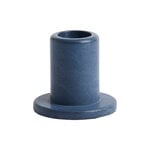 HAY Tube candleholder, S, concrete, midnight blue