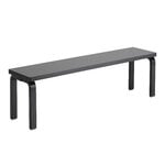 Benches, Aalto bench 168B, black, Black