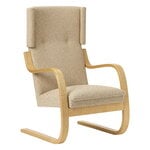 Armchairs & lounge chairs, Aalto 401 armchair, honey stained - Vidar 323, Beige