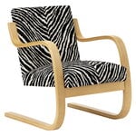 Armchairs & lounge chairs, Aalto armchair 402, honey stained - Zebra, Natural