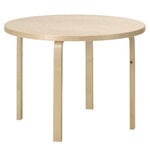 Artek Table Aalto 90A, bouleau sauvage