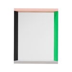 Seinäpeilit, Colour Frame peili, pieni, vihreä - vaaleanpunainen, Monivärinen