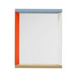 Wandspiegel, Colour Frame Spiegel, klein, Blau - Orange, Mehrfarbig