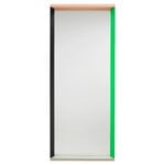 Väggspeglar, Colour Frame spegel, stor, grön - rosa, Flerfärgad