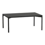Soffbord, Kiki lågt bord, 100 x 60 cm, svart - svart laminat, Svart