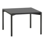 Tables d’appoint et bouts de canapé, Table basse Kiki, 60 x 60 cm, noir - stratifié noir, Noir
