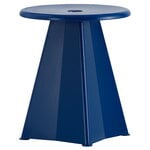 Tabouret Métallique stool, Prouvé Bleu Marcoule