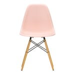 Dining chairs, Eames DSW chair, pale rose - maple, Pink