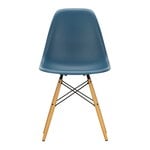 Dining chairs, Eames DSW chair, sea blue - maple, Blue