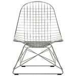 Poltrone, Sedia Wire Chair LKR, cromo, Argento
