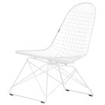 Armchairs & lounge chairs, Wire Chair LKR, white, White