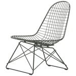 Armchairs & lounge chairs, Wire Chair LKR, black, Black