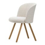 Vitra Sedia Mikado, rovere naturale - Nubia 01 avorio/perla