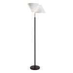 Floor lamps, Aalto floor lamp A810, stainless steel, Black & white
