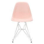 Chaises de salle à manger, Chaise Eames DSR, pale rose RE - blanc, Blanc
