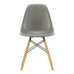 Dining chairs, Eames DSW Fiberglass Chair, raw umber - maple, Grey