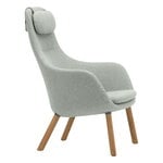 HAL lounge chair w/ loose cushion, Dumet 06 pebble melange - oak