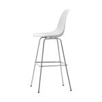 Vitra Eames Plastic Stool, high, cotton white RE - chrome