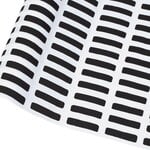 Siena acrylic coated fabric, 145 x 300 cm, white - black