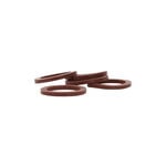 Coffee accessories, Rubber washer for 3 cup espresso coffee maker 9090, 5 pcs, Brown