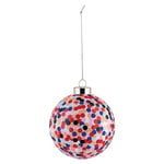 Holiday decorations, Proust bauble, red, Red