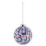 Décorations de Noël, Boule de Noël Proust, bleu, Multicolore