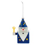 Holiday decorations, Cubomago bauble, Blue