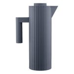 Thermos jugs, Plissé thermo insulated jug, grey, Gray