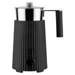 Alessi Plissé milk frother, black