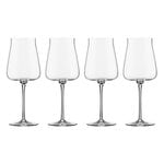Wine glasses, Eugenia white wine glass, 4 pcs, Transparent