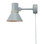 Wall lamps, Type 80 W1 wall lamp with cable, grey mist, Grey