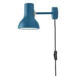Wall lamps, Type 75 Mini wall light with cable, M. Howell Ed., saxon blue, Blue