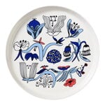 Plates, Puutarhurit plate, 24 cm, White