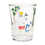 Tumblers, Moomin tumbler, 22 cl, Going on vacation, Transparent