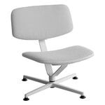 Raawii Arba lounge chair, light grey - Re-wool grey