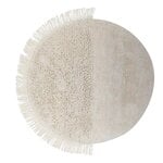 Wool rugs, Arc rug, white, White