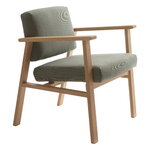 Nikari Archetyp Lobby chair, ash - green Steelcut Trio 916